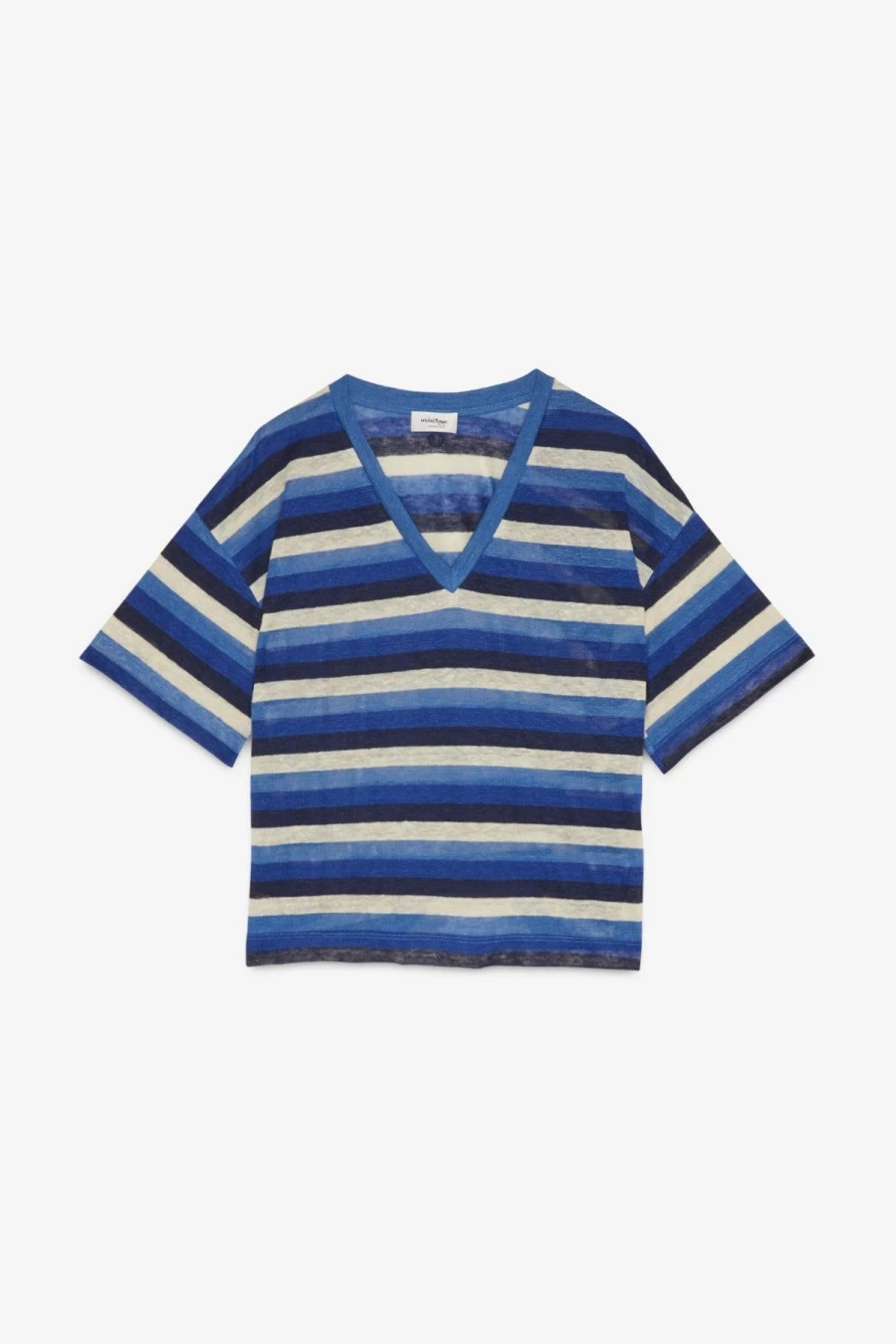 Otto D'ame Women's Klein Maglia Cotton T-Shirt - Classic Fit Short Sleeve Top